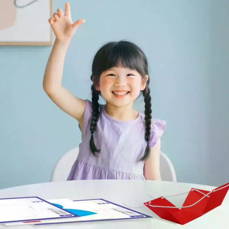 Kids Educational Workbooks - ชุดฝึกคิดเชิงพื้นที่ 1 ชุด หนังสือเรียนคณิตศาสตร์ DIY แบบ