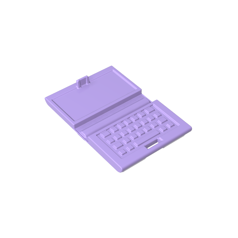 Kids Educational Computer - Gobricks 10PCS 62698 อิฐภาชนะคอมพิวเตอร์แล็ปท็อปชิ้นส่วนใช้งานร่วมกับ MOC Building