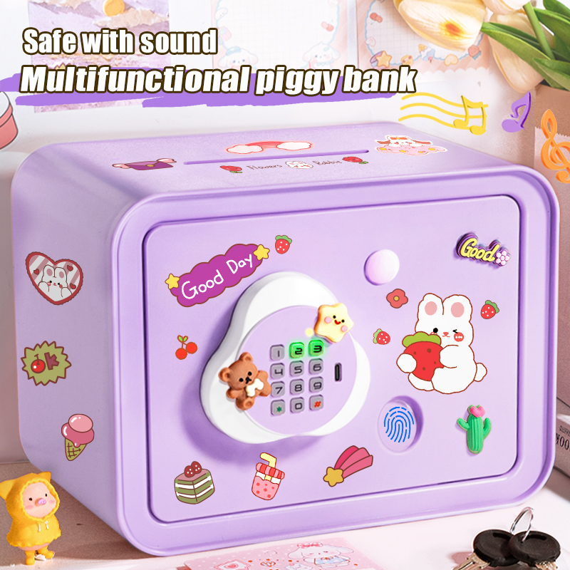 Kids Education Money - เด็ก Mini ลายนิ้วมือ Piggy Bank ของเล่น