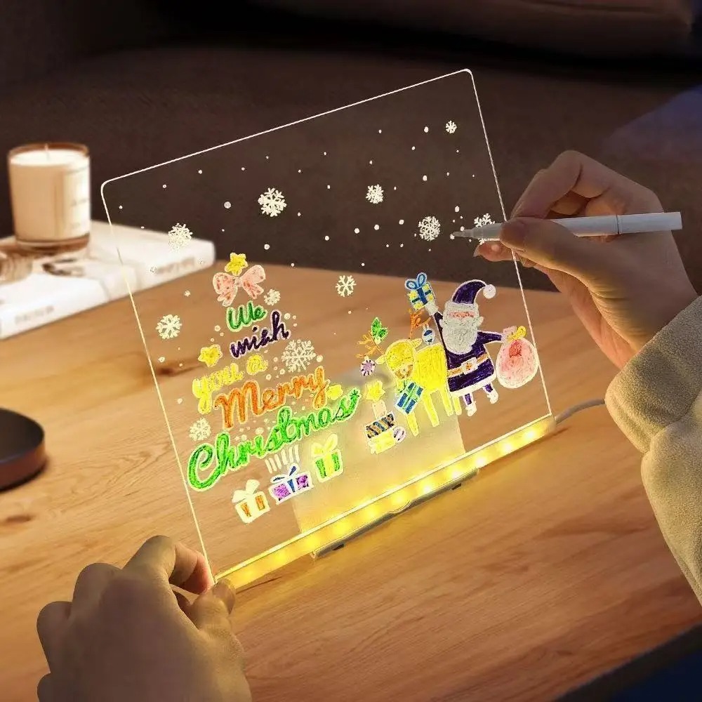 Kids Education Tablet - กระดานวาดภาพเด็ก Magic Glow: แท็บเล็ต LCD แบบใช้ซ้ำได้
