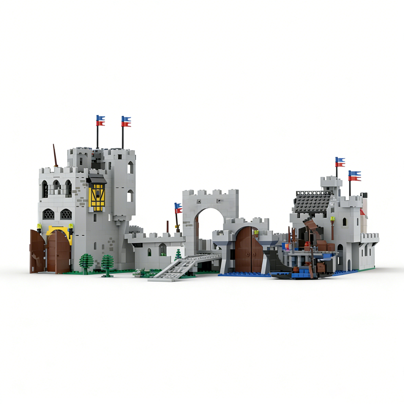 Kingdom Kids Education - ตัวต่อ MOC Castle Classic Lion Knights