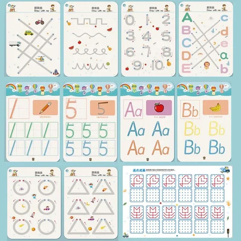 สมุดฝึกหัดเขียนแบบมหัศจรรย์ หน - Kids Educational Workbooks บทวิจารณ์และราคา
