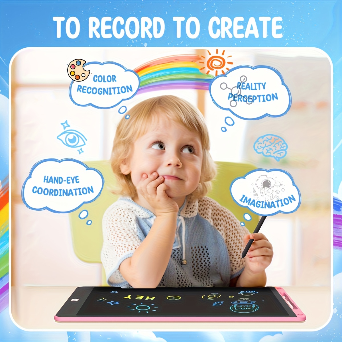 30 ชิ้น 8.5 นิ้ว LCD แท็บเล็ต  - Kids Education Tablet บทวิจารณ์และราคา