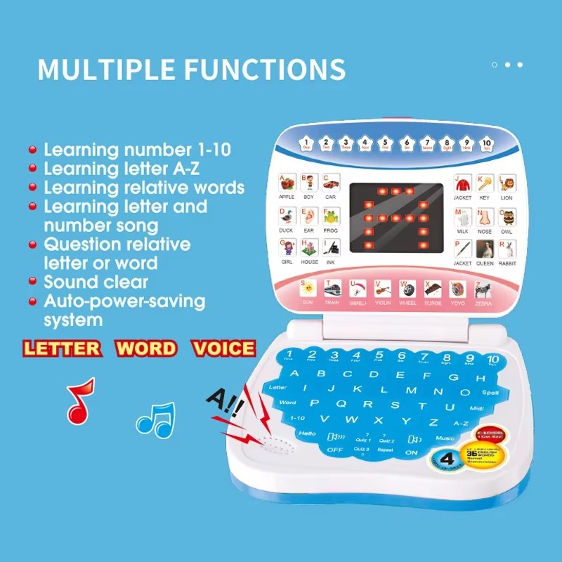 เครื่องเรียนรู้ คอมพิวเตอร์พกพ - Kids Educational Computer บทวิจารณ์และราคา