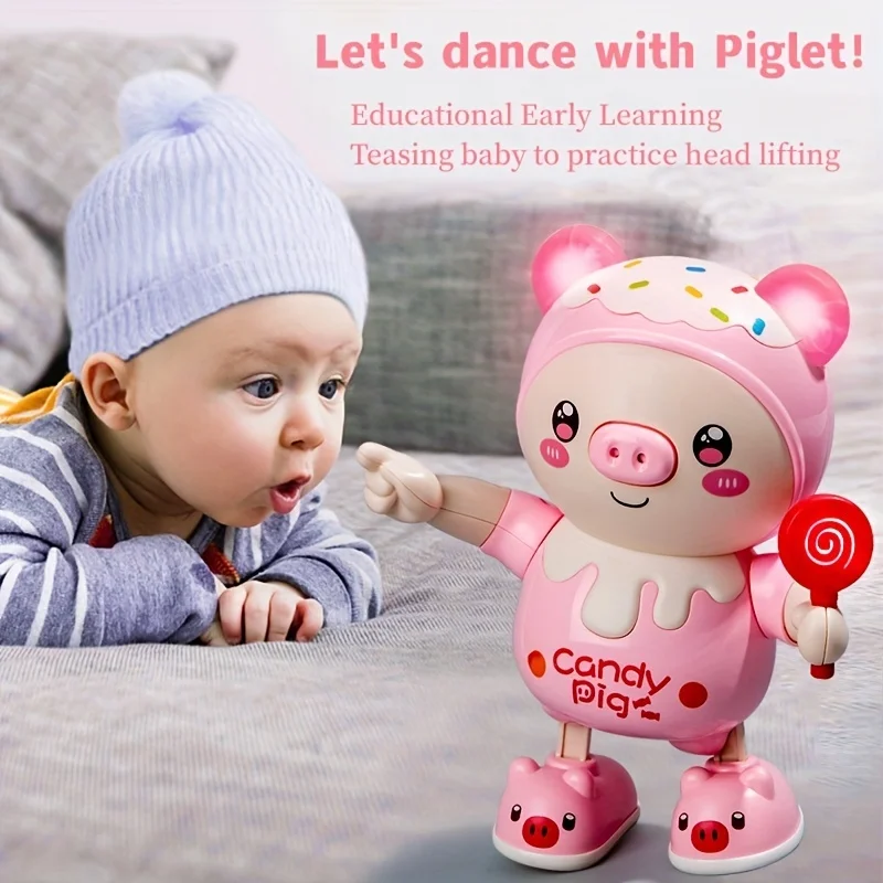 หมูไฟฟ้าพร้อมเสียงดนตรีขยับได้ - Kids Education Phone บทวิจารณ์และราคา