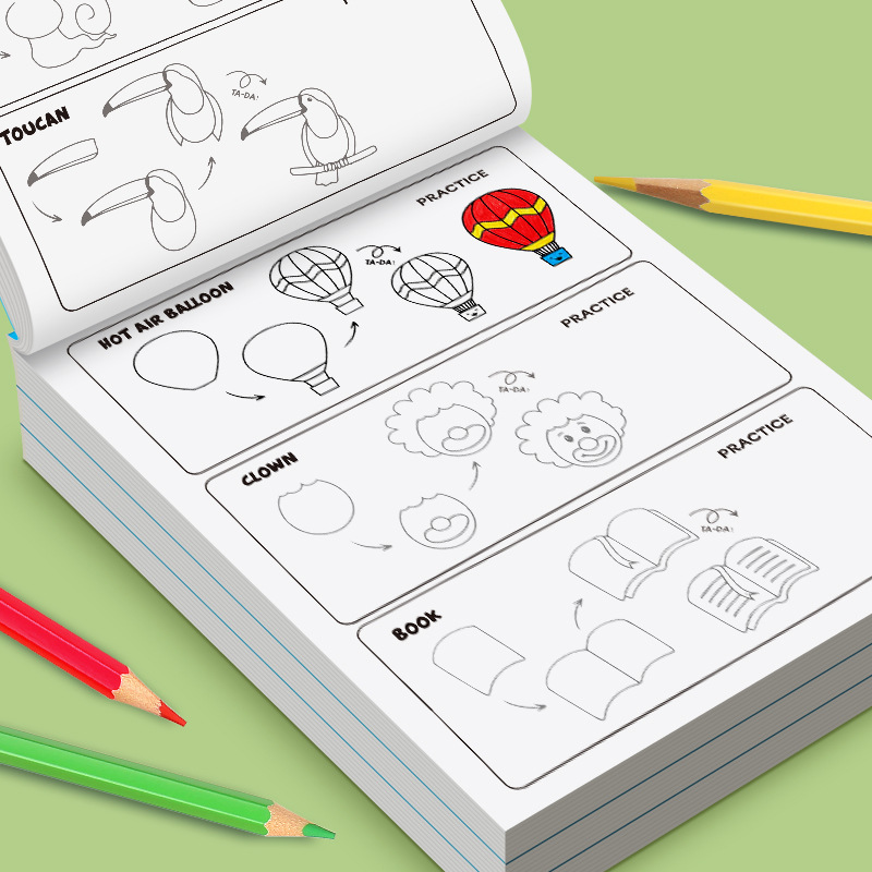 หนังสือกิจกรรมสอนเด็กวิธีวาดทุ - Kids Educational Workbooks บทวิจารณ์และราคา