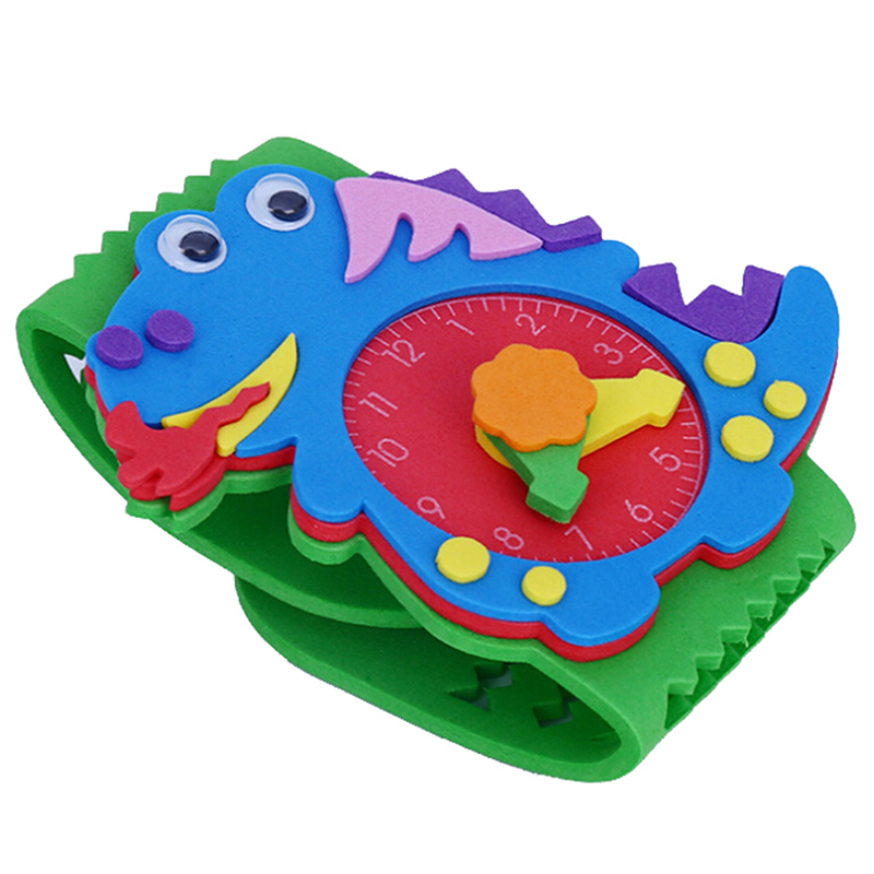 2/5/8pcs เด็ก DIY นาฬิกา 3D EV - Kids Educational Watch บทวิจารณ์และราคา