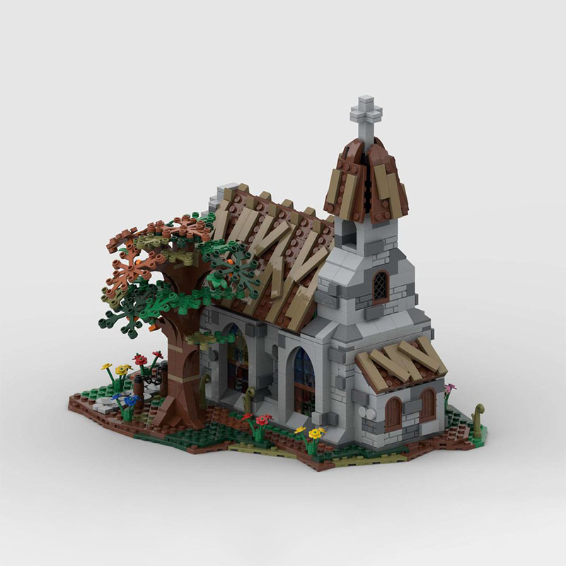 1130 ชิ้น MOC Village Church C - Kingdom Kids Education บทวิจารณ์และราคา