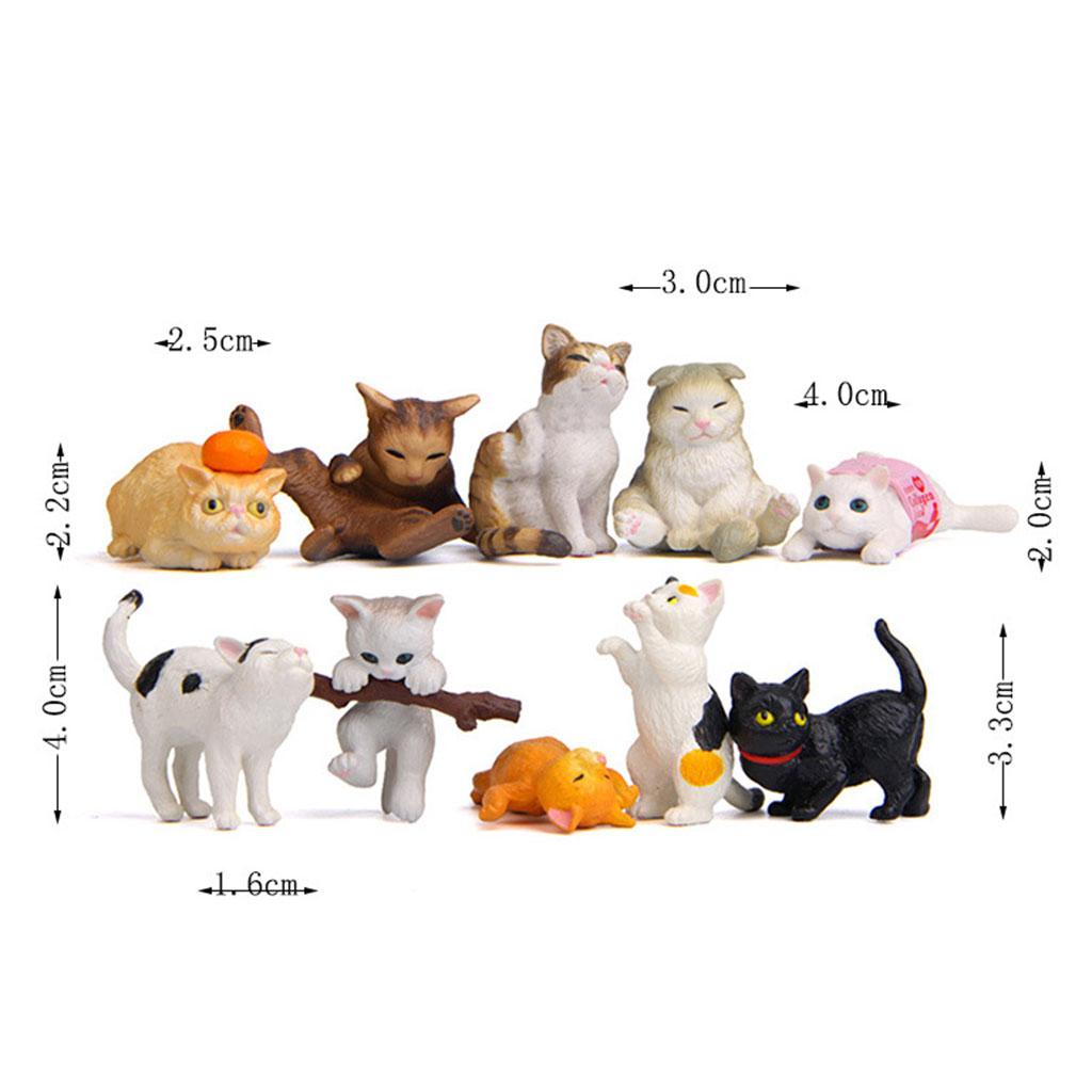 10 ชิ้น/ชุด ตุ๊กตาแมวน่ารัก รู - Kids Education Learn Tv บทวิจารณ์และราคา