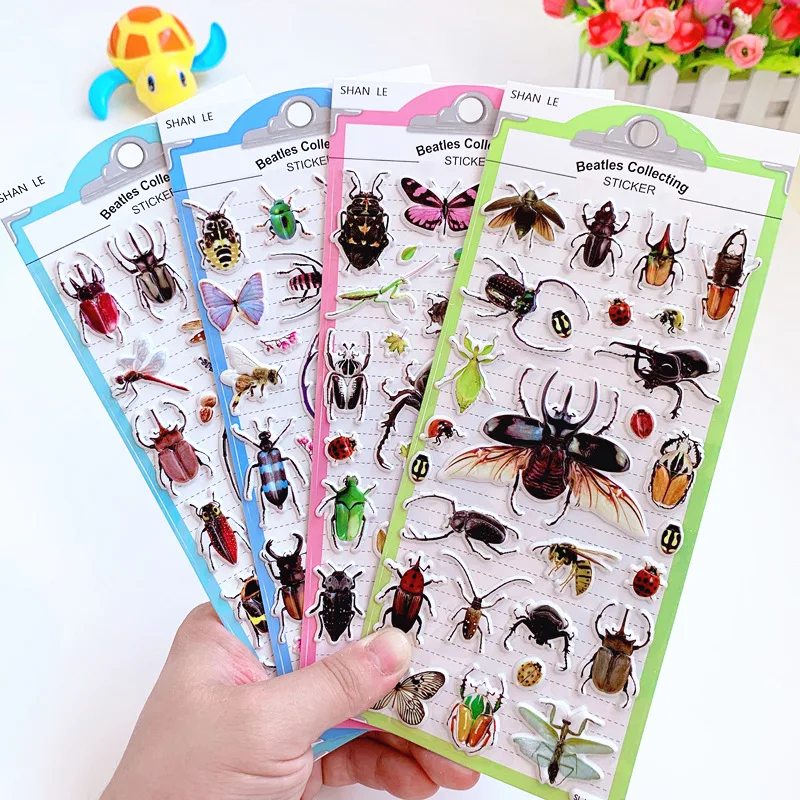 สติกเกอร์แมลง 3 มิติเหมือนจริง - Kids Education Tablet บทวิจารณ์และราคา