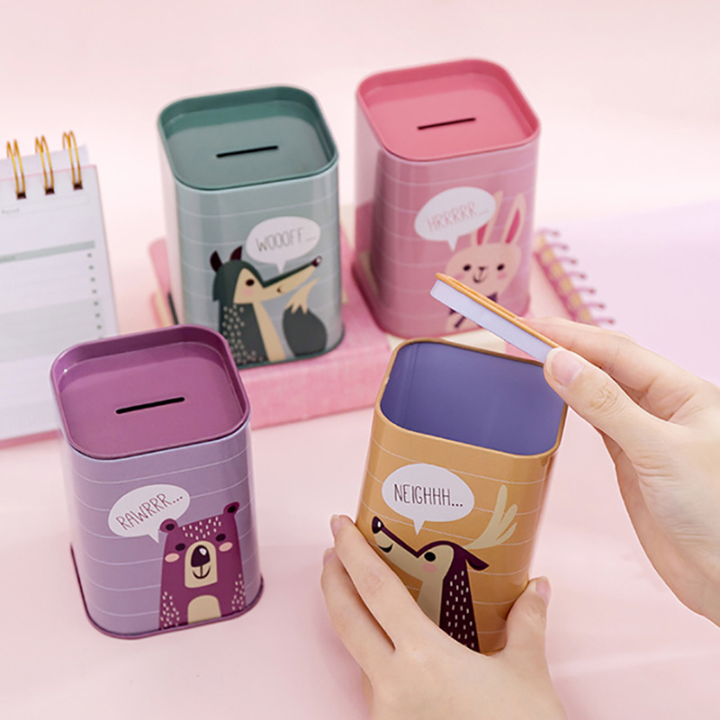 กระปุกออมสินรูปสัตว์1ชิ้นกล่อง - Kids Education Money บทวิจารณ์และราคา