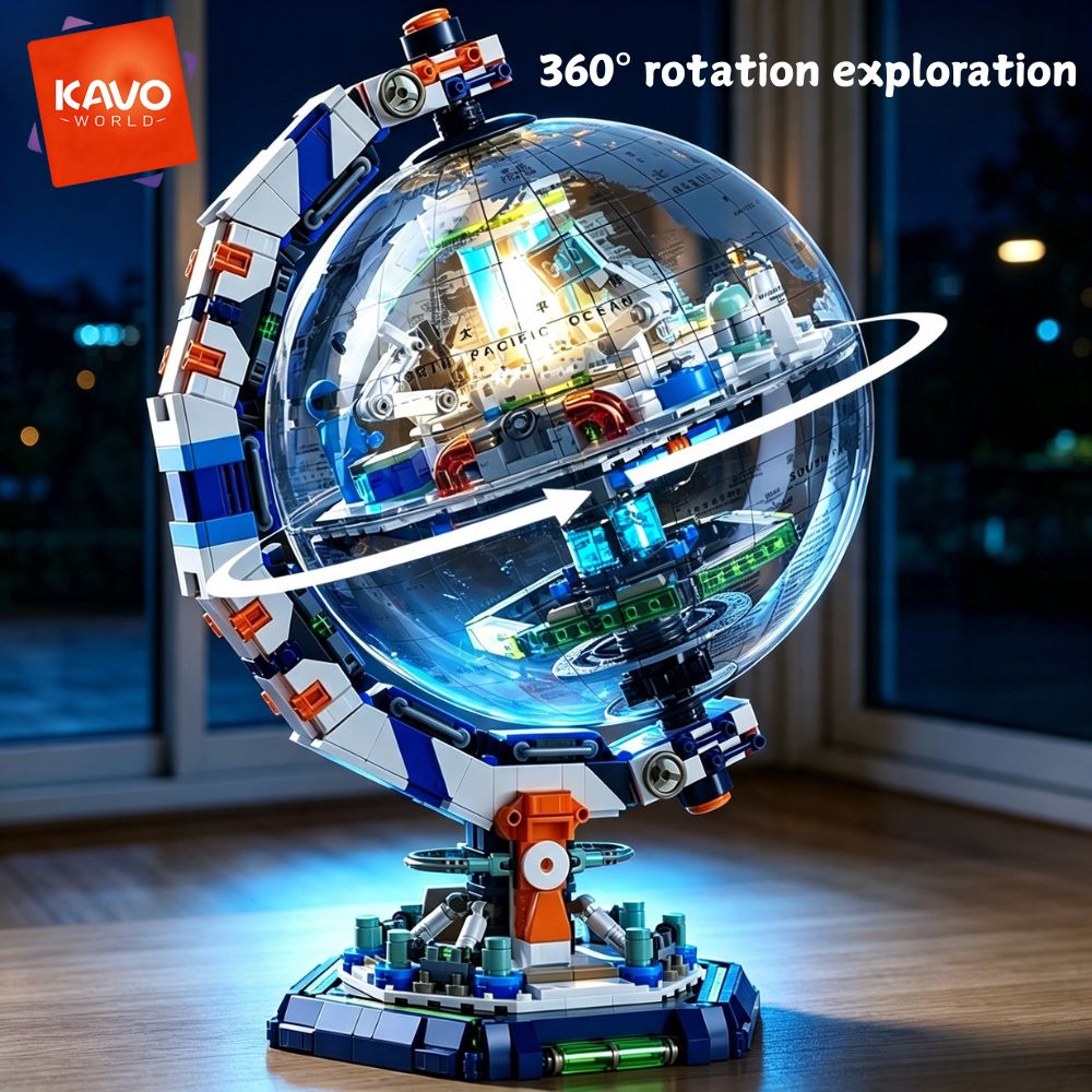 ชุดตัวต่อสถานีอวกาศ KAVOWORLD  - Puzzle Map World บทวิจารณ์และราคา