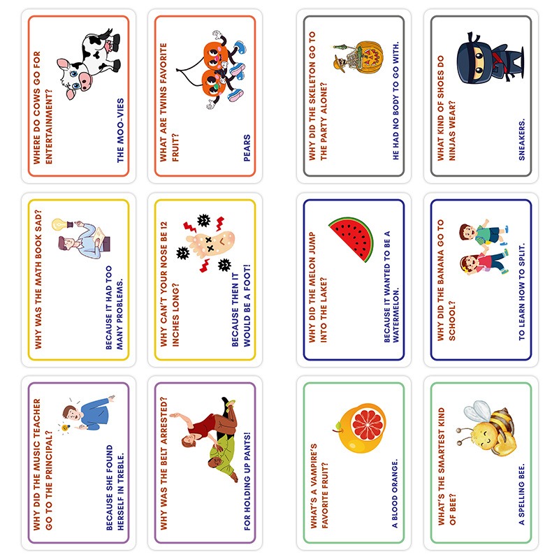 100 การ์ดตลกสำหรับกล่องอาหารกล - Kids Education Questions บทวิจารณ์และราคา