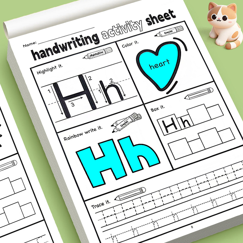 สมุดฝึกเขียนตัวอักษร ABC สำหรั - Kids Educational Workbooks บทวิจารณ์และราคา