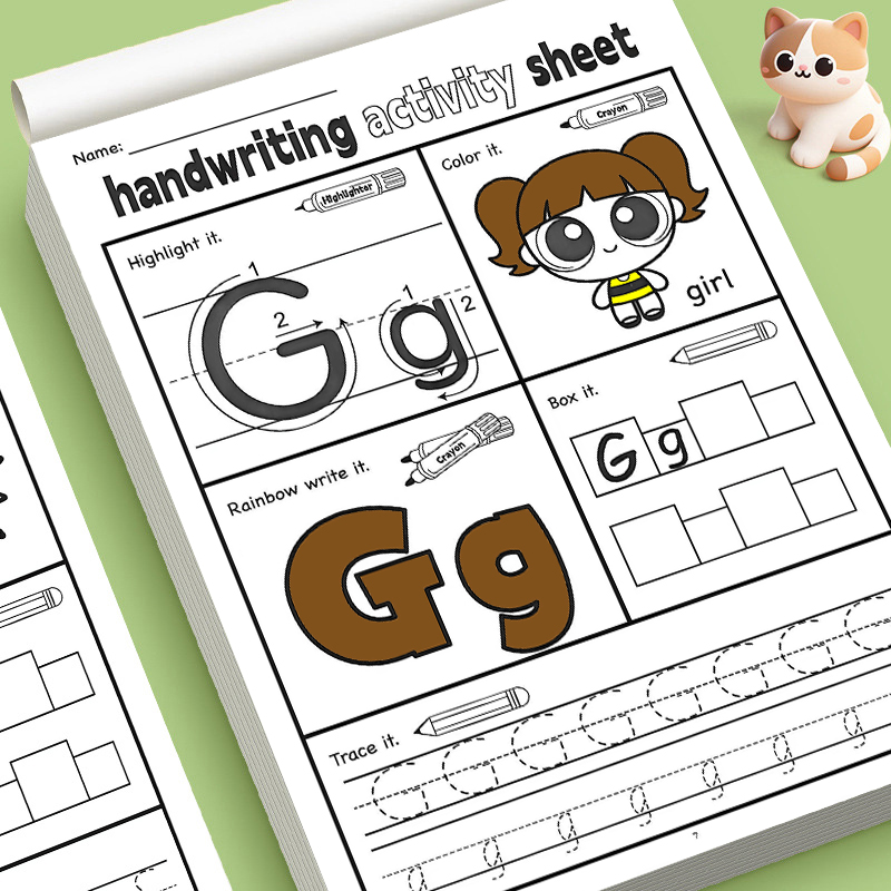 สมุดฝึกเขียนตัวอักษร ABC สำหรั - Kids Educational Workbooks บทวิจารณ์และราคา