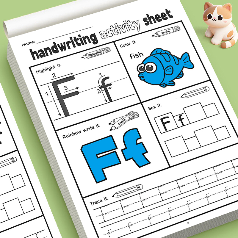 สมุดฝึกเขียนตัวอักษร ABC สำหรั - Kids Educational Workbooks บทวิจารณ์และราคา