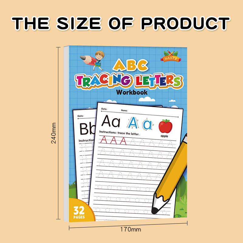 สมุดฝึกเขียนตัวอักษร 26 ตัวอัก - Kids Educational Workbooks บทวิจารณ์และราคา