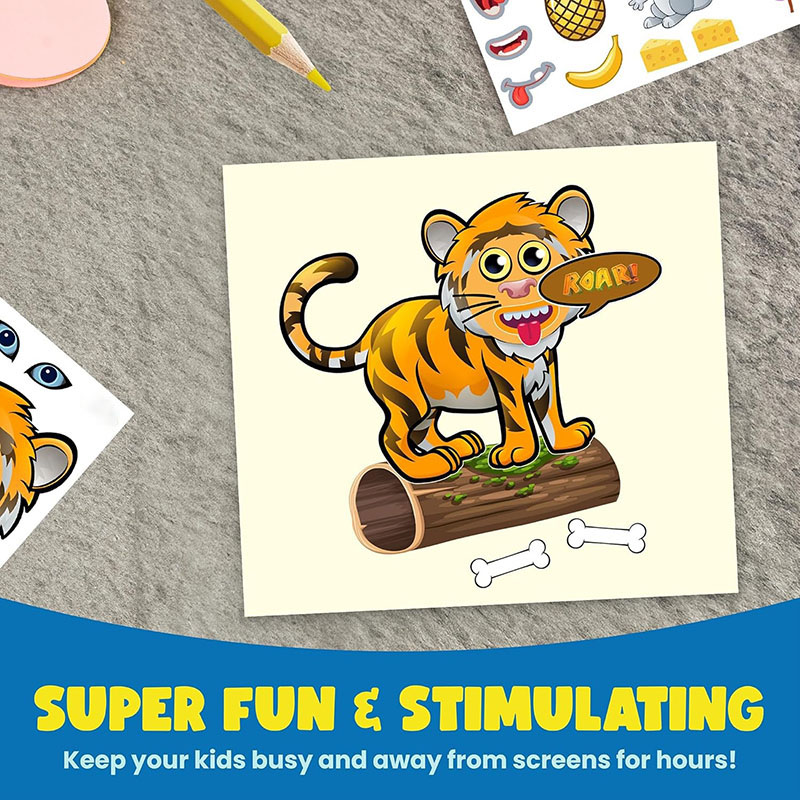 การ์ตูนสัตว์ซาฟารีสติกเกอร์สํา - Kids Education Money บทวิจารณ์และราคา