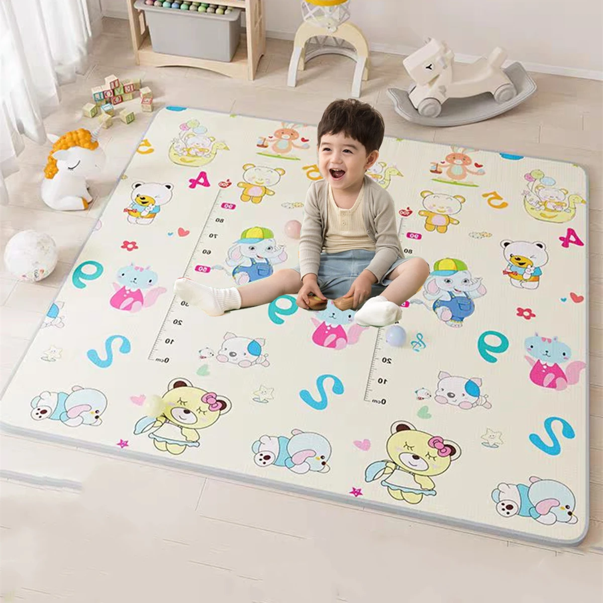 เด็กเล่นเสื่อกันน้ํานุ่มชั้นโย - Kids Yoga Education บทวิจารณ์และราคา