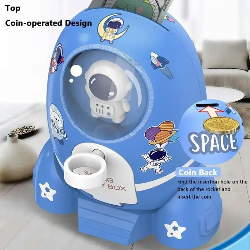 กระปุกออมสินรูปจรวดนักบินอวกาศ - Kids Education Money บทวิจารณ์และราคา